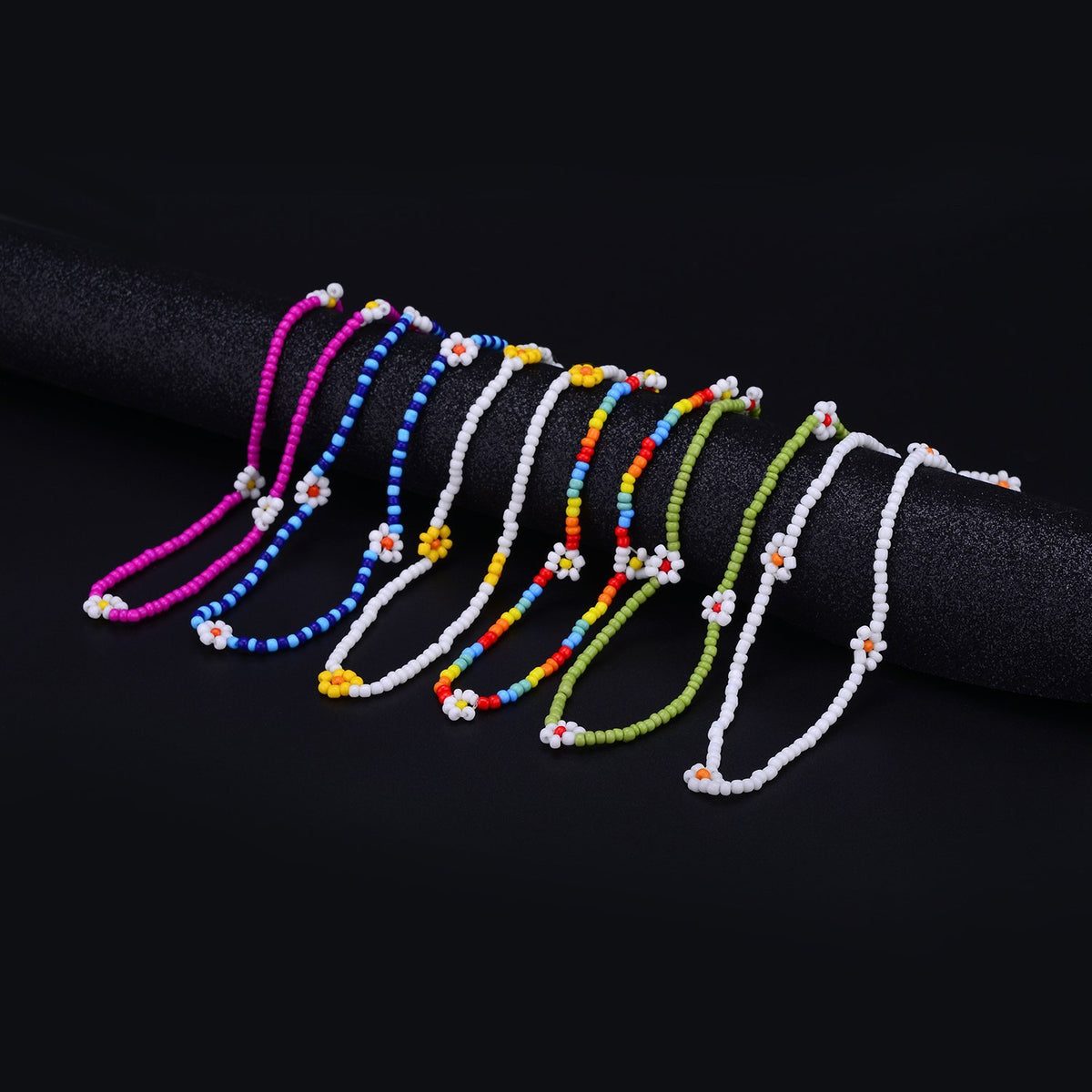 Tattoo Choker with Diamond Charm (Red, Blue or Green)