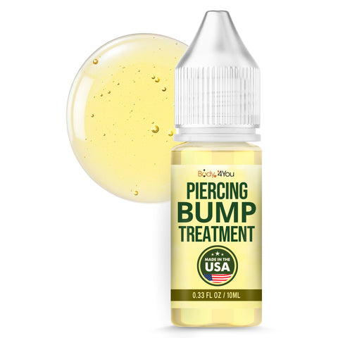 Piercing Bump Treatment Keloid Bump Removal - Nose Piercing Cleaner Ear Piercing Cleaning Solution - Bump Shrinking Drops Keloid Bump Removal - Aftercare Piercing Solution