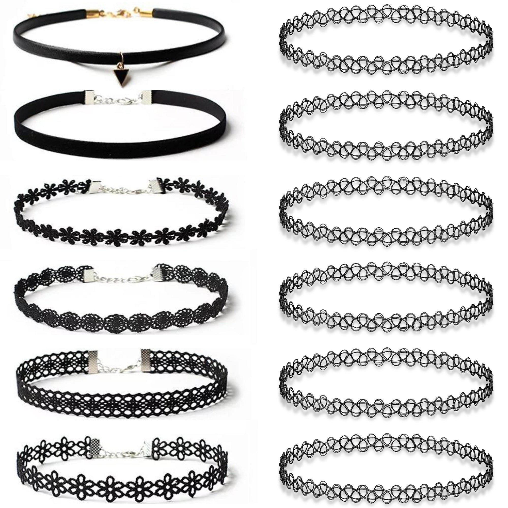 Zephyrr Fashion 90s Gothic Style Black Velvet Pendant Choker Necklace For  Women and Girls : Amazon.in: Fashion