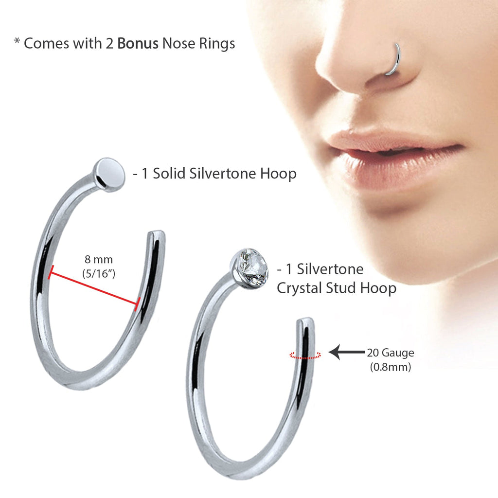 Your Nose Piercing Jewelry Guide – Pierced